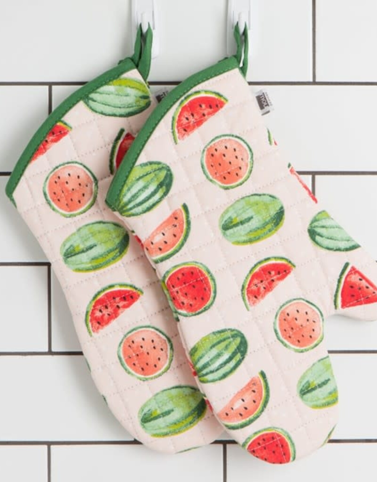 Ens mitaine à four - Melon d'eau