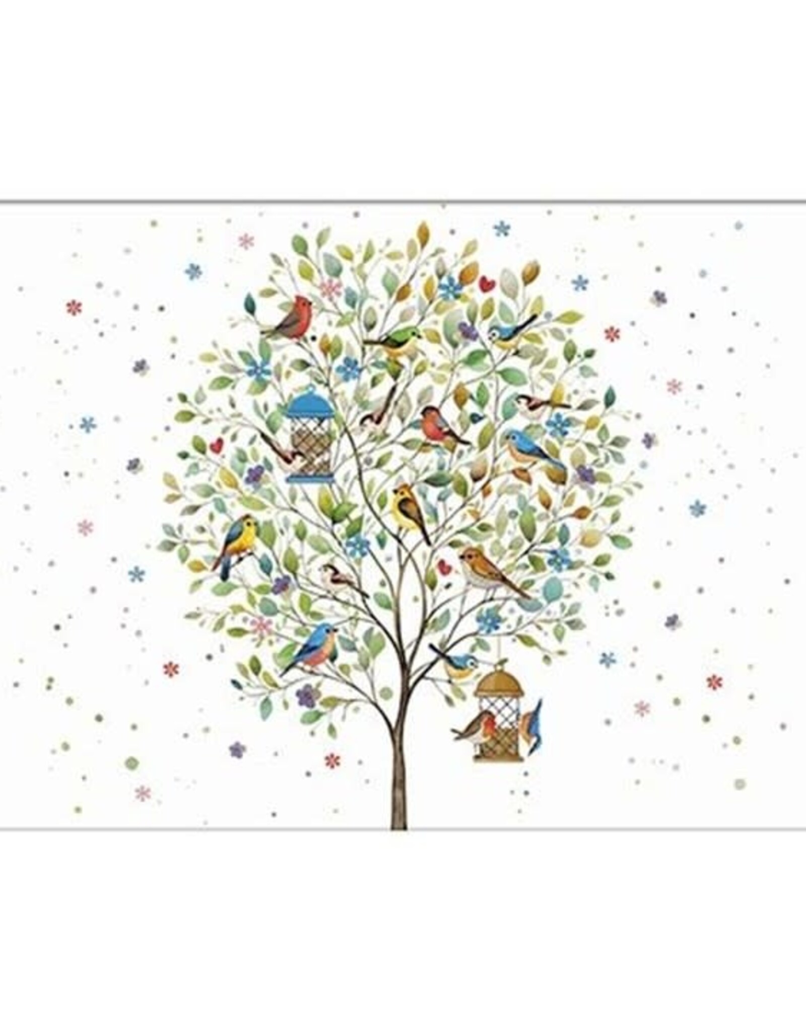 Napperon -  Arbre + Oiseaux