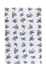 Linges à vaisselle mésange + branches