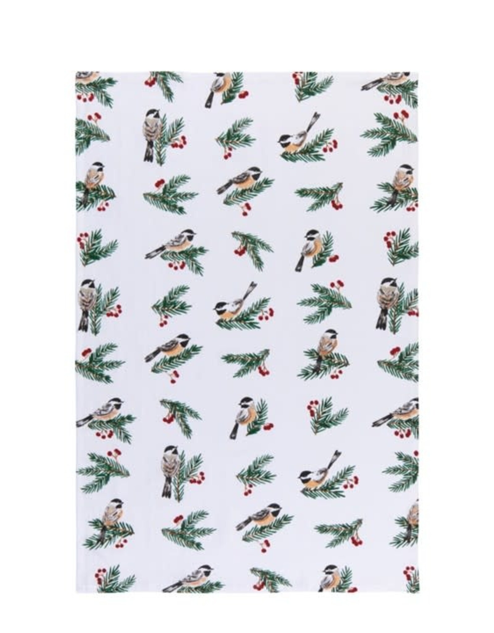 Linges à vaisselle mésange + branches