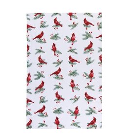 Linges à vaisselle Cardinal noel + branches