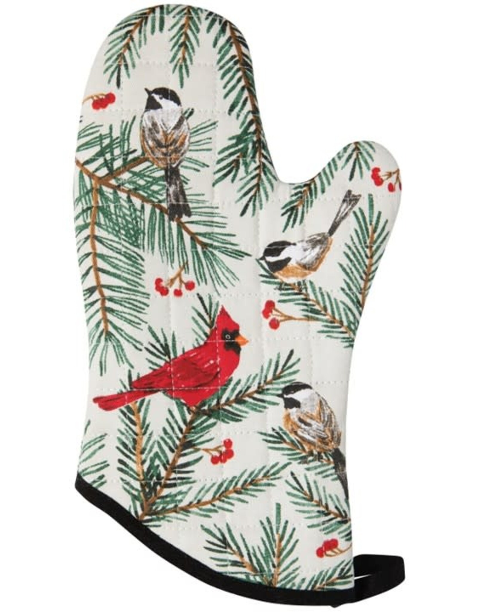 Ens mitaine à four - Oiseaux + Branches