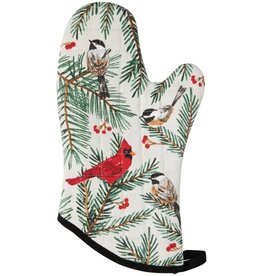 Ens mitaine à four - Oiseaux + Branches