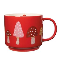 Tasse  - Champignons (Rouge)