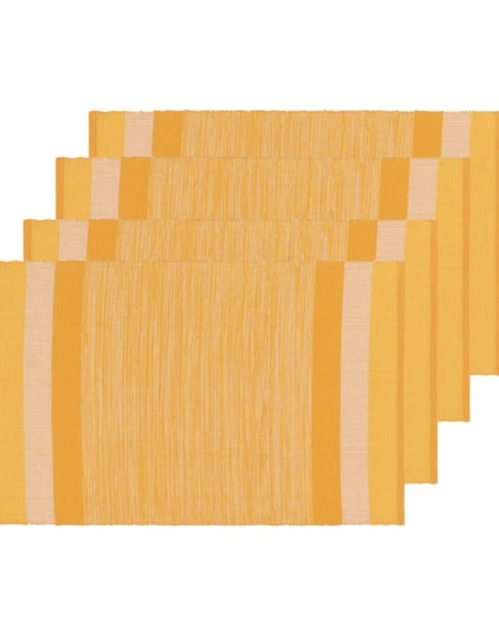 Ens. 4 Napperons Jaune