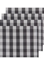 Ens. 4 Napperons Buffalo - Charcoal