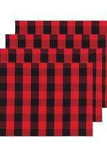 Ens. 4 Napperons Buffalo - Rouge
