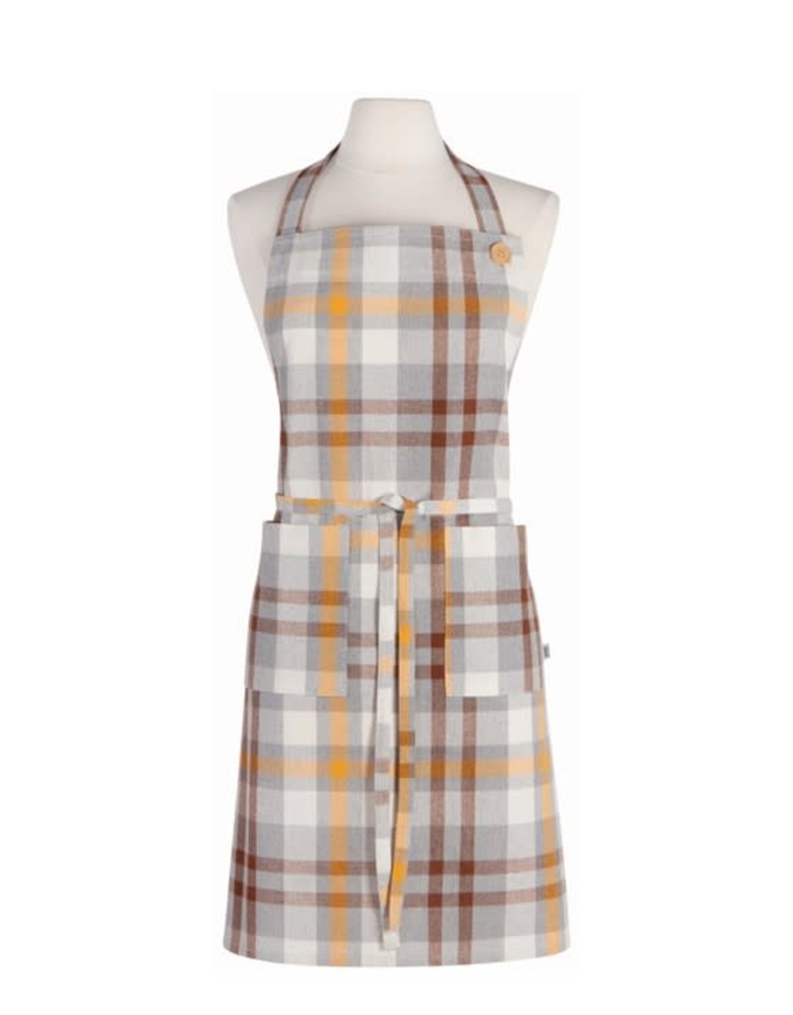 Tablier carreaux Jaune & brun - Maize