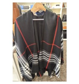Fraas Châle plaid #149131 - noir