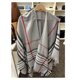 Fraas Châle plaid #149131 - Gris