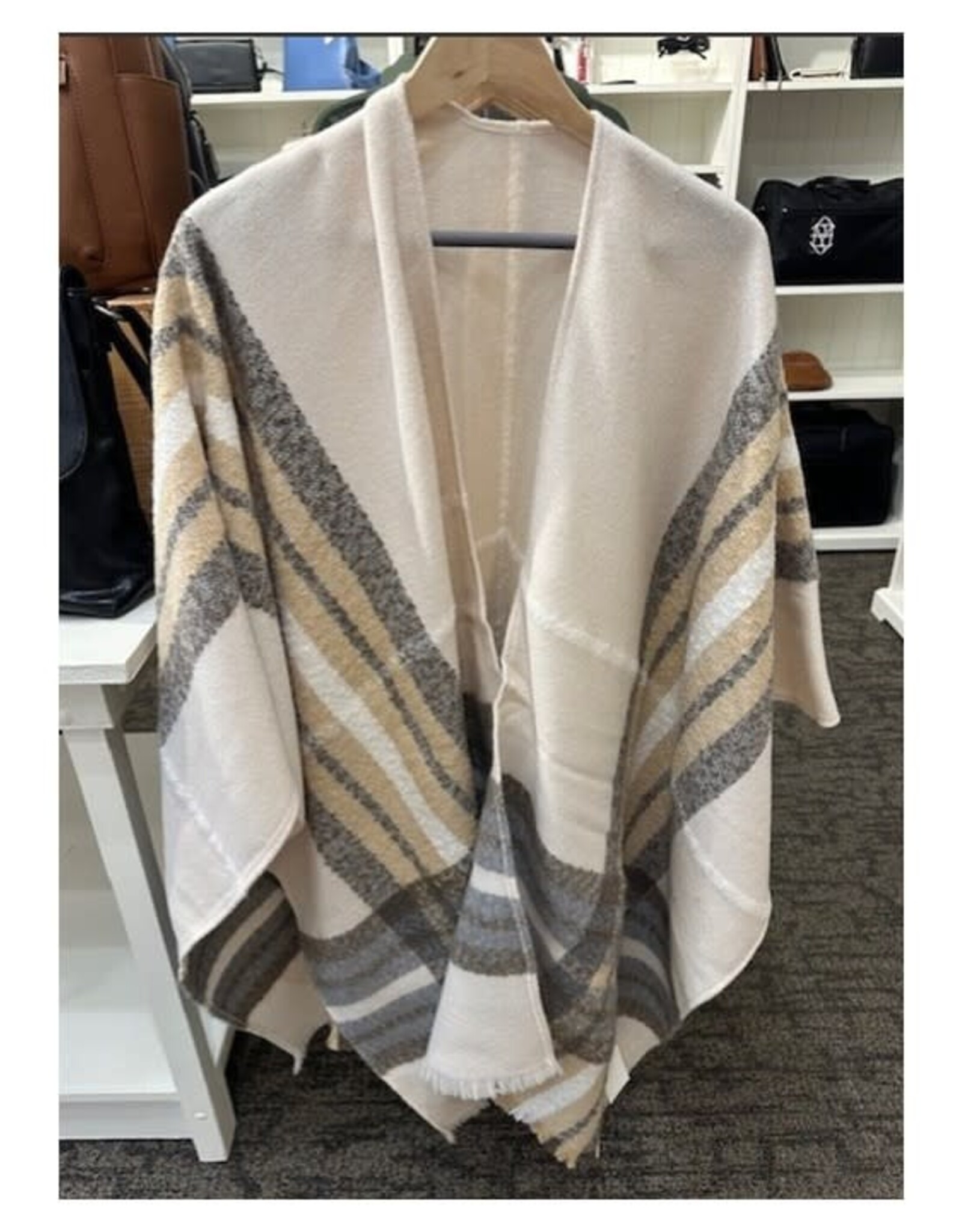 Fraas Châle plaid #61285 - Crème