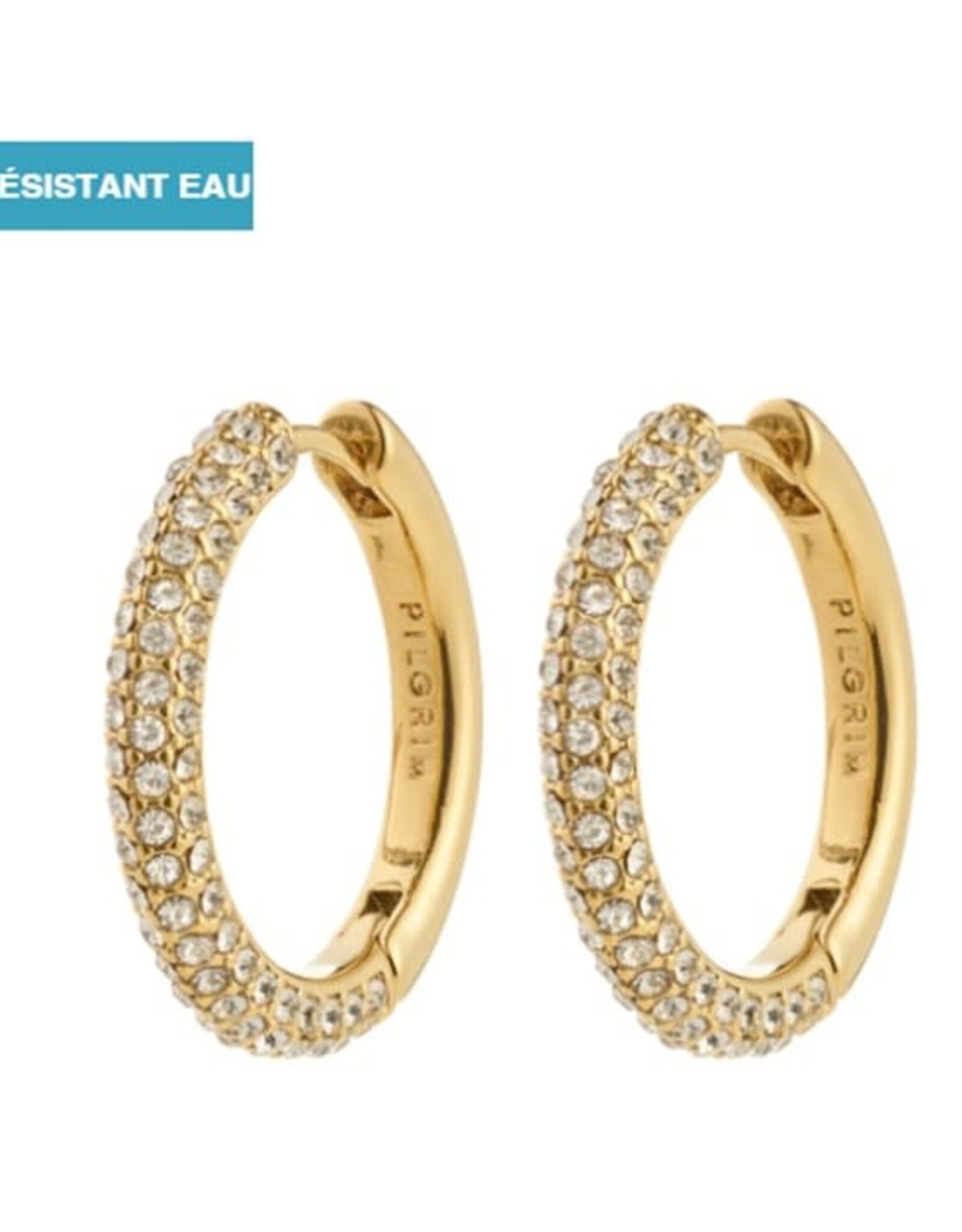 Pilgrim Anneaux  Tatum Large - Or