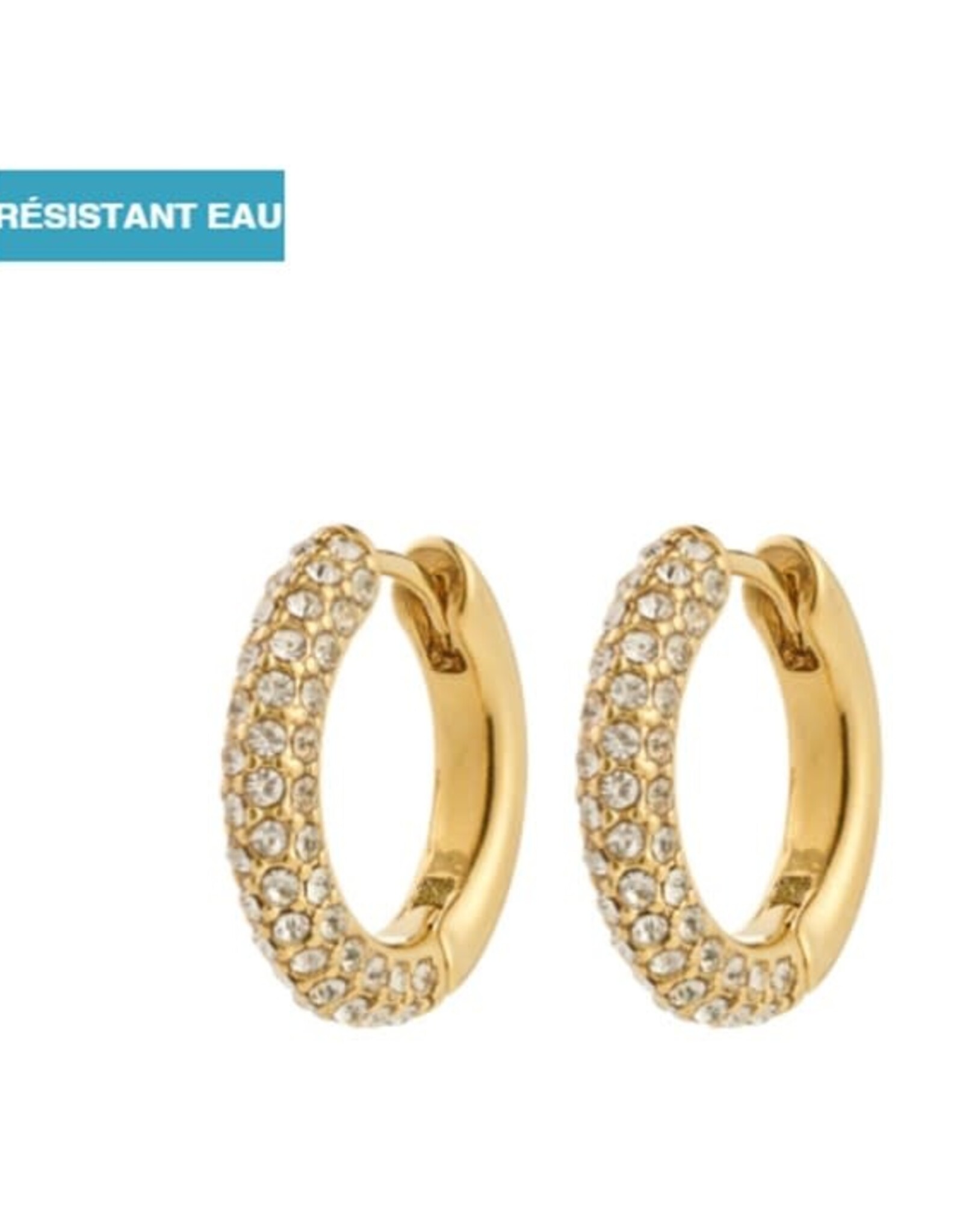 Pilgrim Anneaux  Tatum Medium - Or