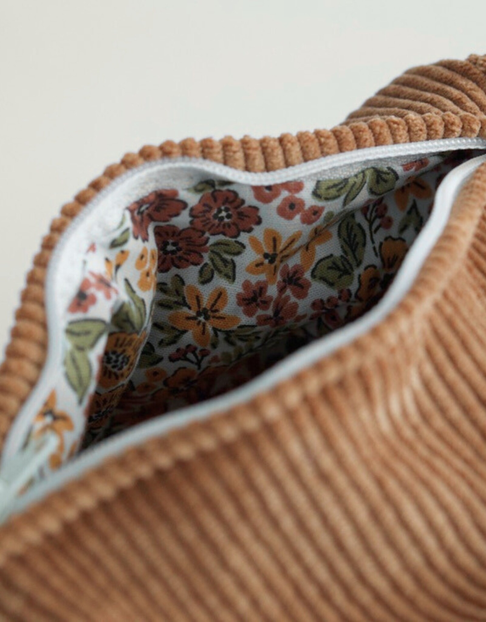 Baluchon Petit sac à cosmétique - corduroy tan