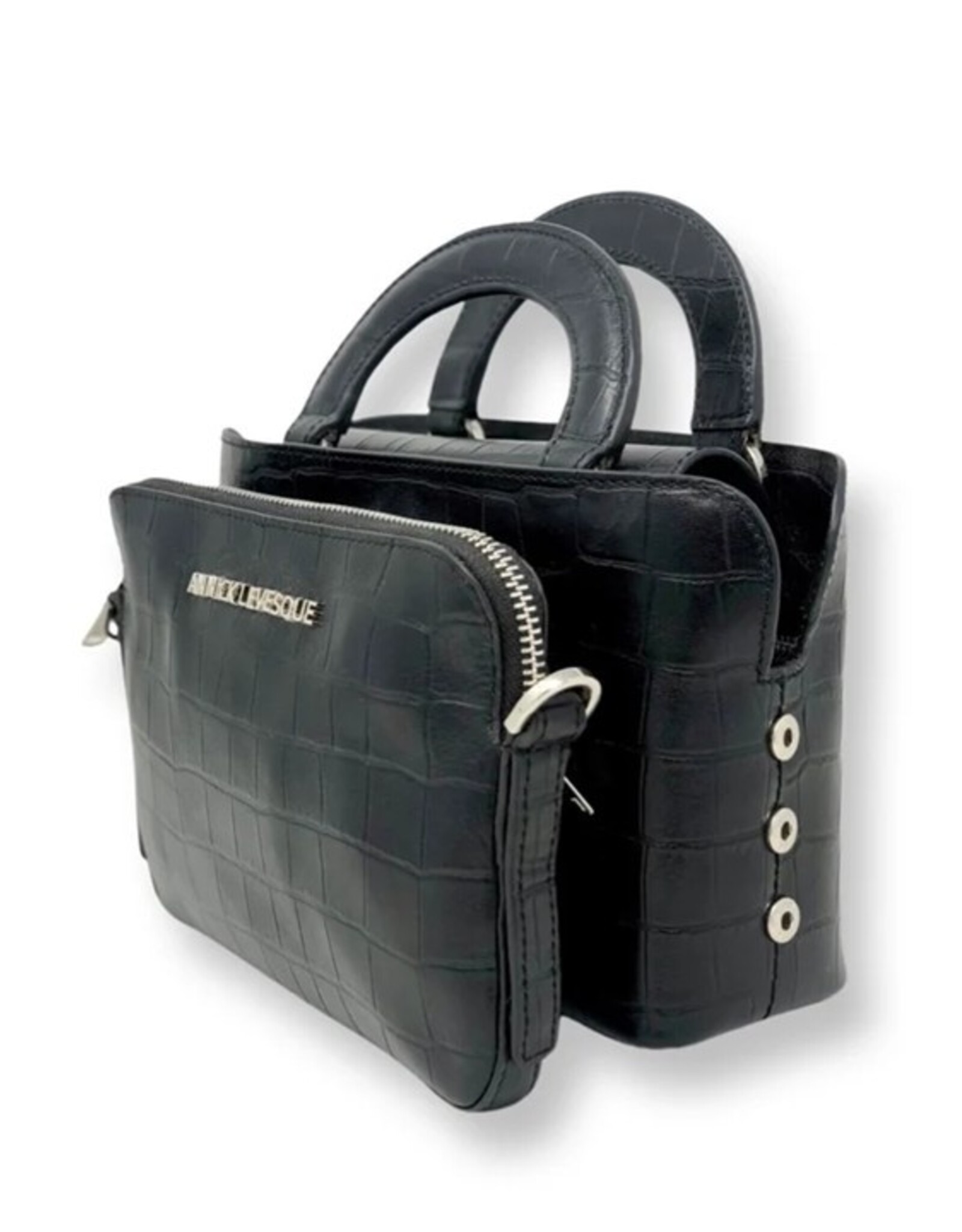 Clarence  Noir Croco  - Annick Lévesque