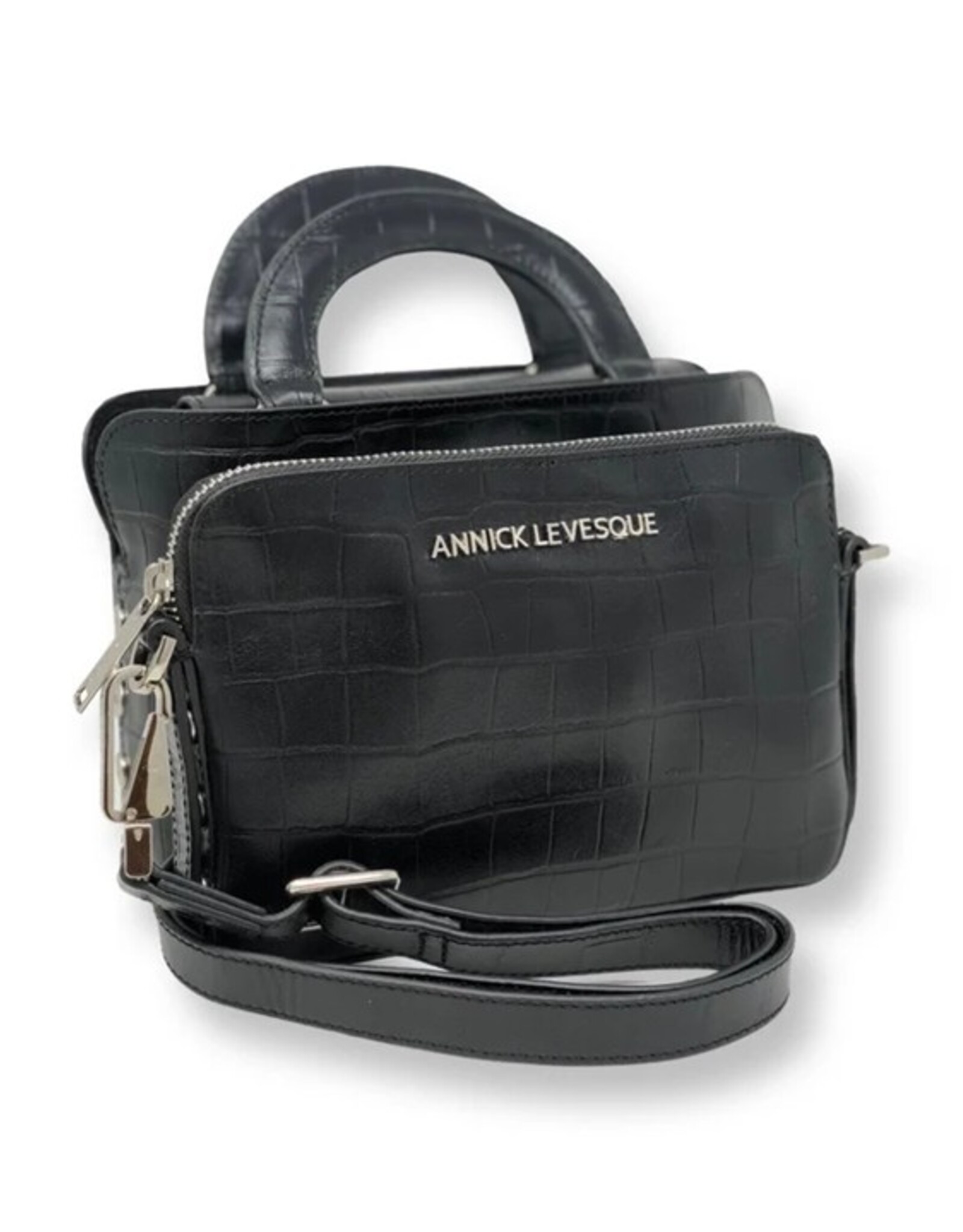 Clarence  Noir Croco  - Annick Lévesque