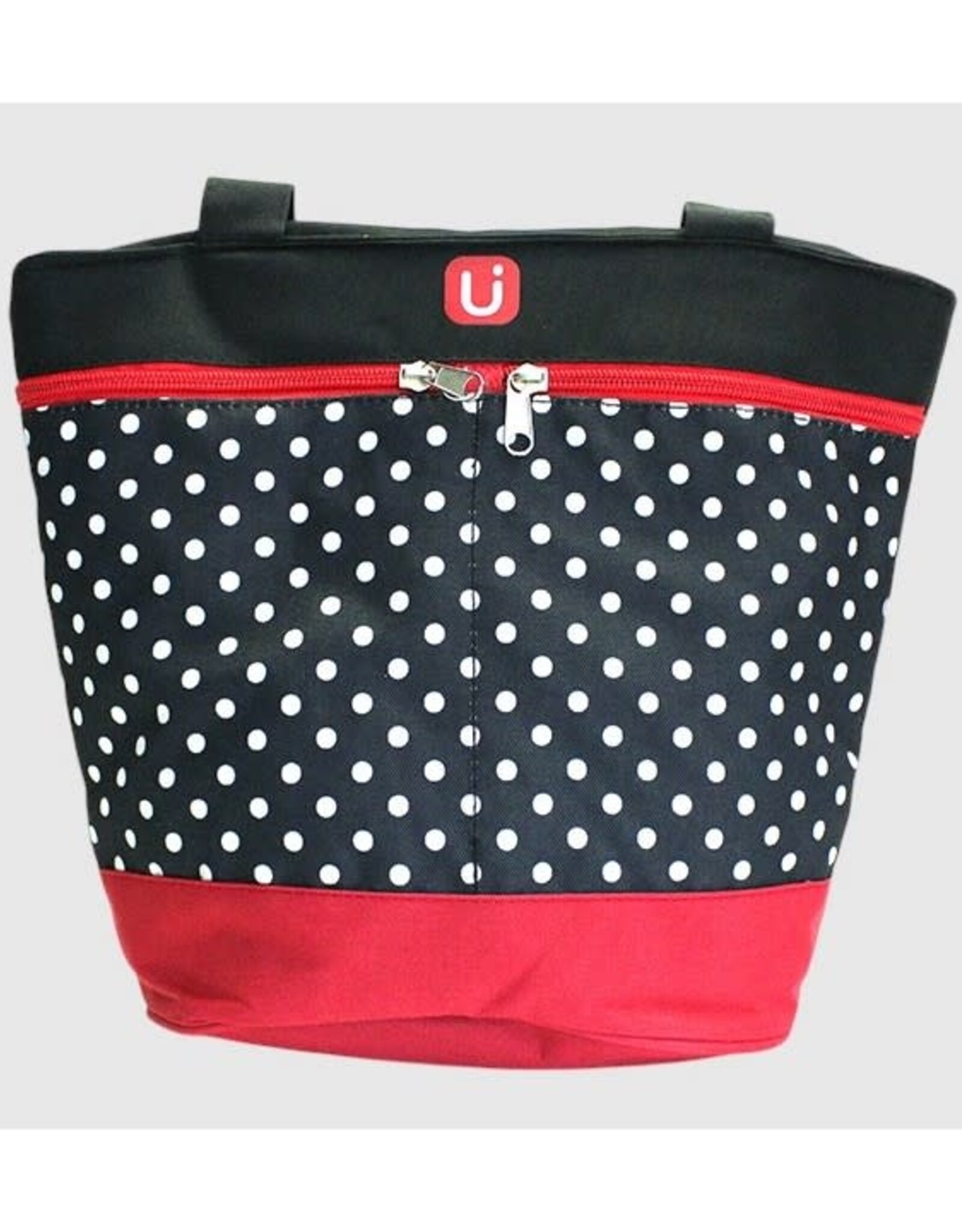 Sac à lunch - Noir à pois