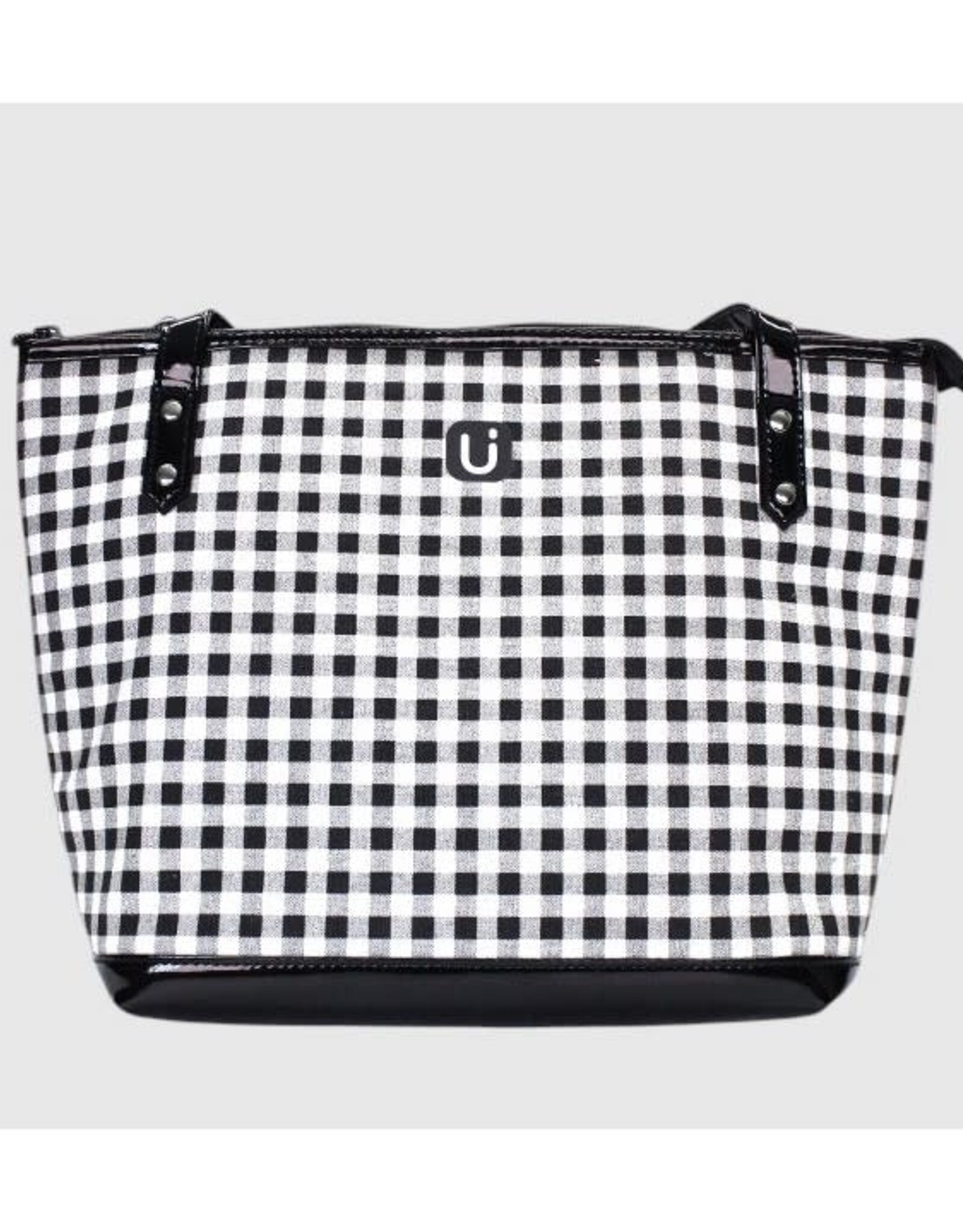 Sac à lunch 04- Carreaux noir- blanc