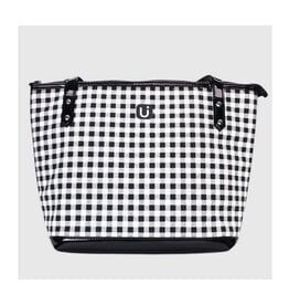 Sac à lunch 04- Carreaux noir- blanc