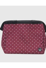 Grand sac à lunch - Bordeaux à pois