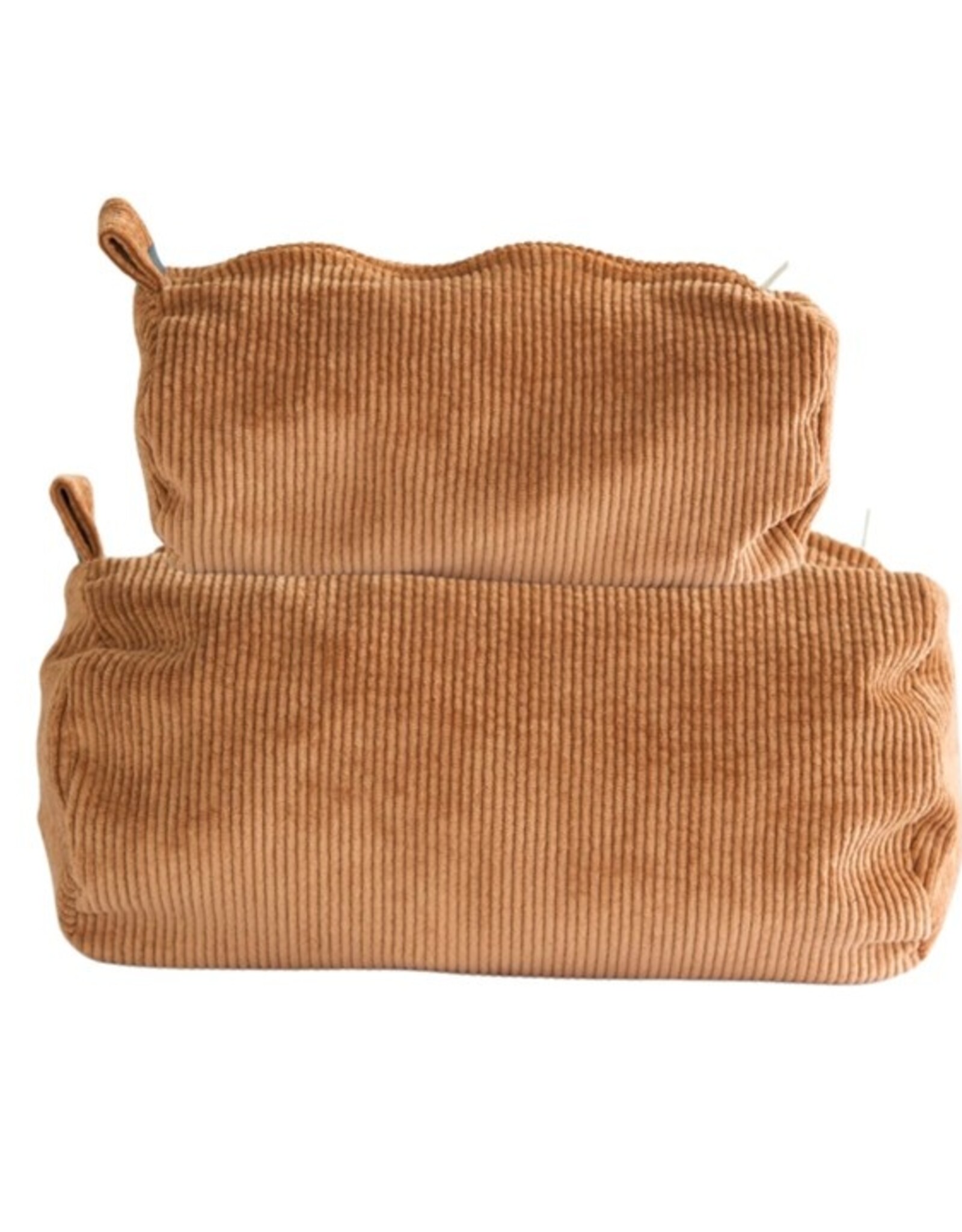 Baluchon Moyen sac à cosmétique - Corduroy Tan