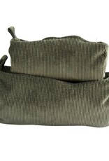 Baluchon Moyen sac à cosmétique - corduroy Kaki