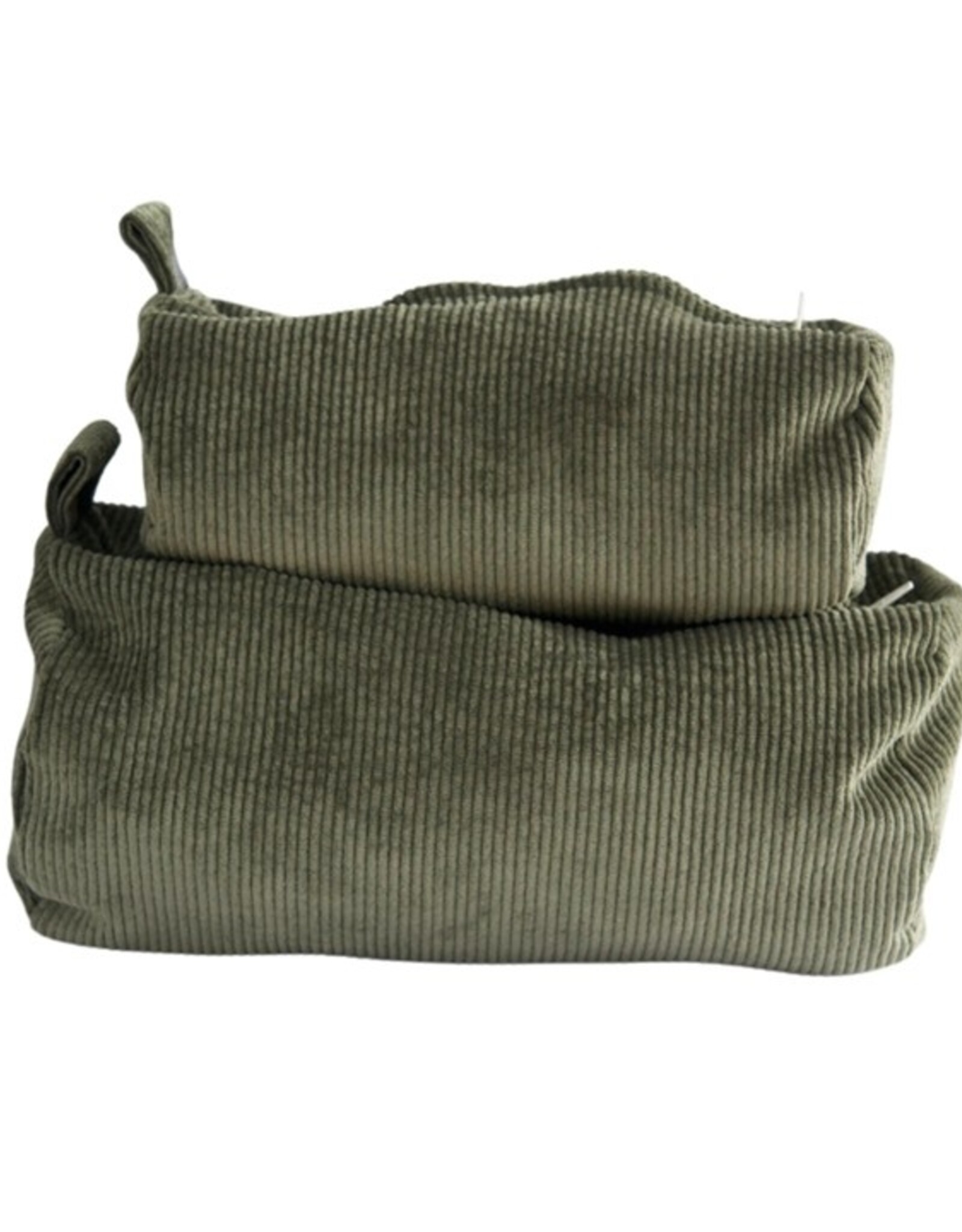 Baluchon Moyen sac à cosmétique - corduroy Kaki
