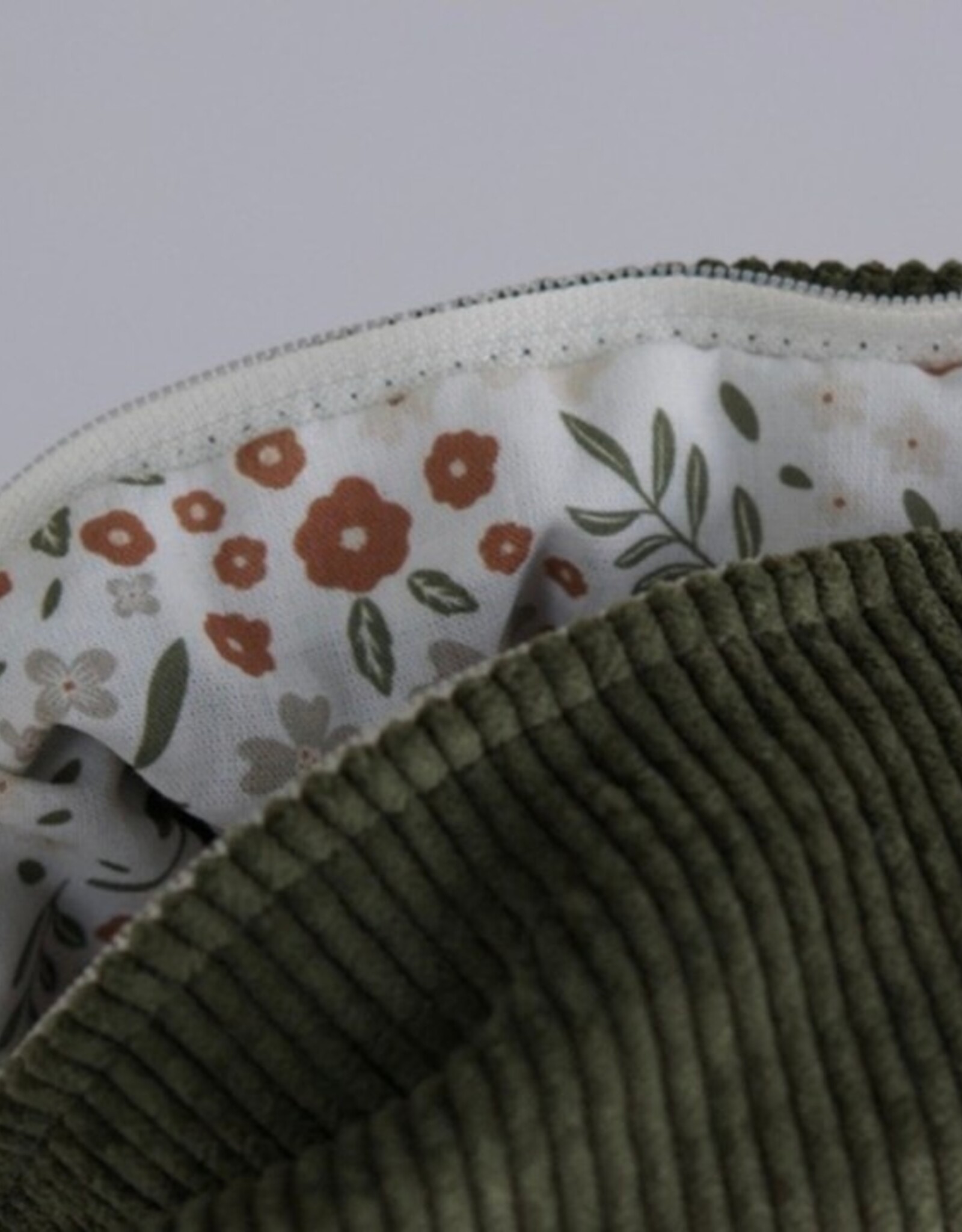 Baluchon Petit sac à cosmétique - corduroy Kaki