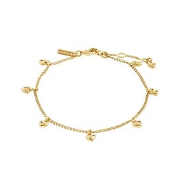 Pilgrim Bracelet  coeur Alaia - Or