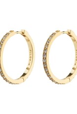 Pilgrim Anneaux EBNA cristal  Large - Or