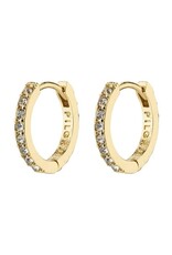 Pilgrim Anneaux EBNA cristal  Small- Or