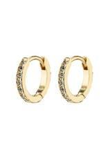 Pilgrim Anneaux EBNA cristal  Mini - Or