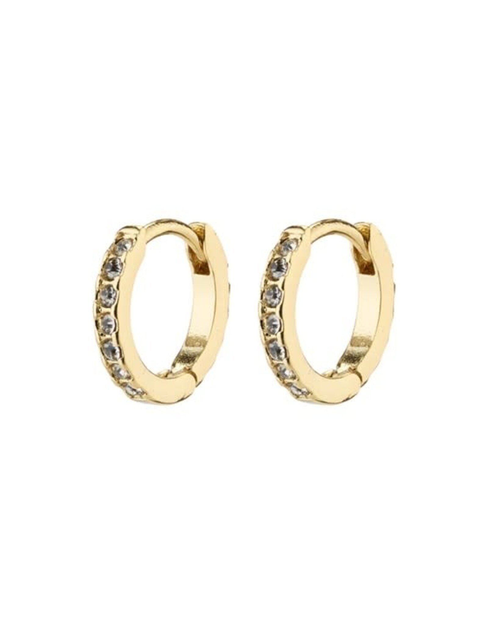 Pilgrim Anneaux EBNA cristal  Mini - Or