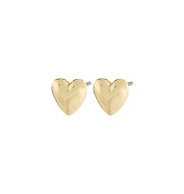 Pilgrim B.O. stud coeur Sophia - Or