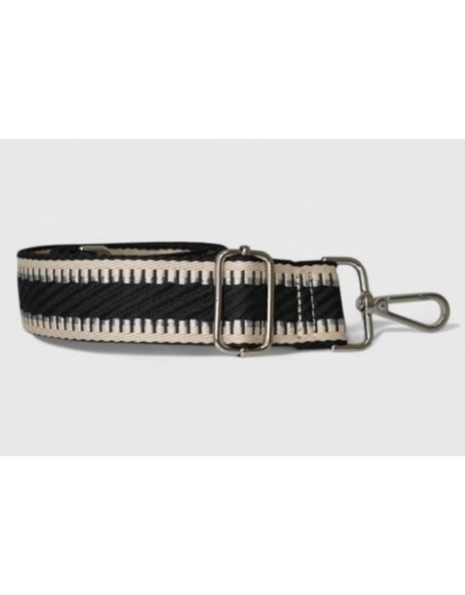Courroie Zac #123- Noir, beige,