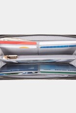 Portefeuille Zip noir