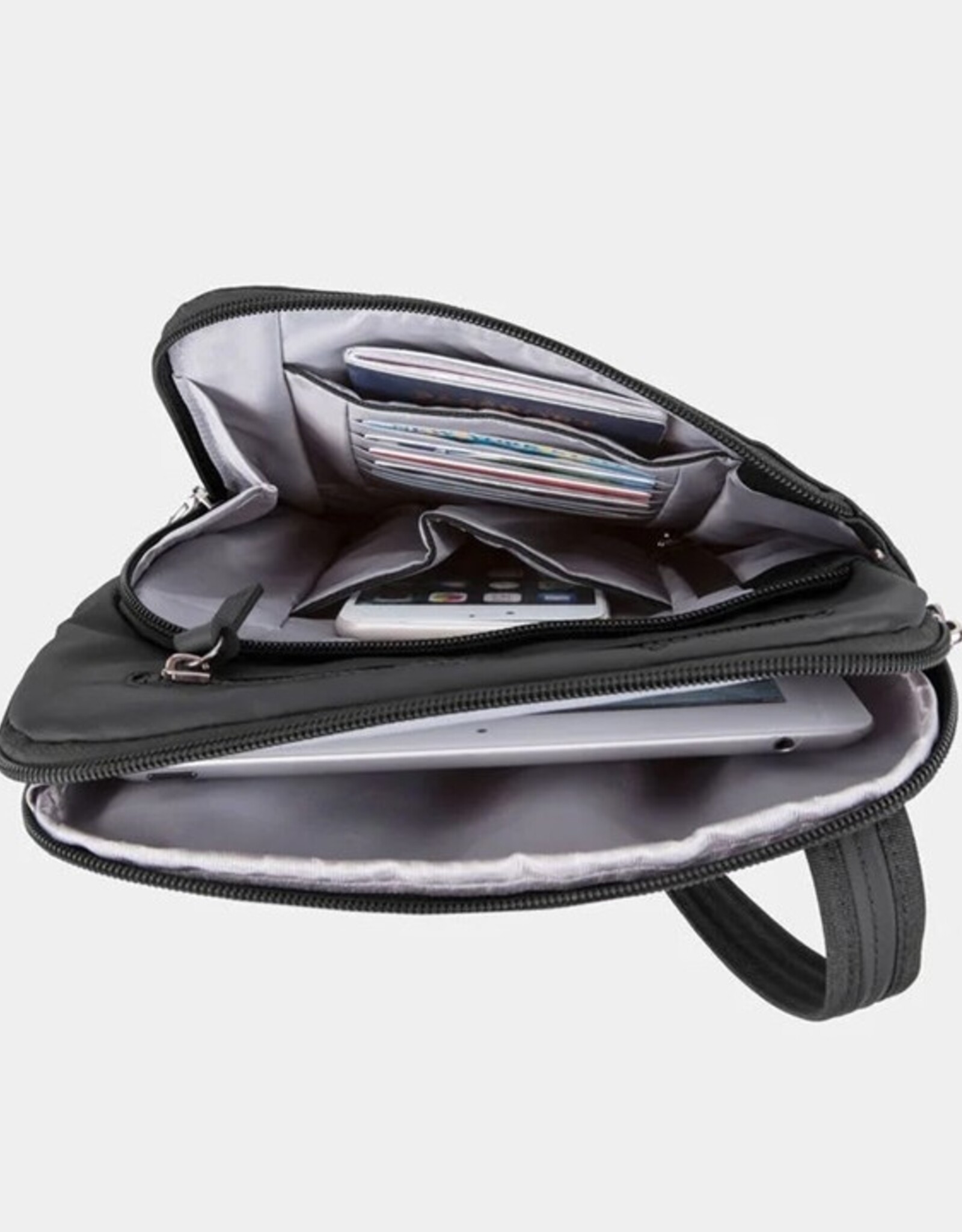 Petit sac Antivol à bandoulière - Métro Noir