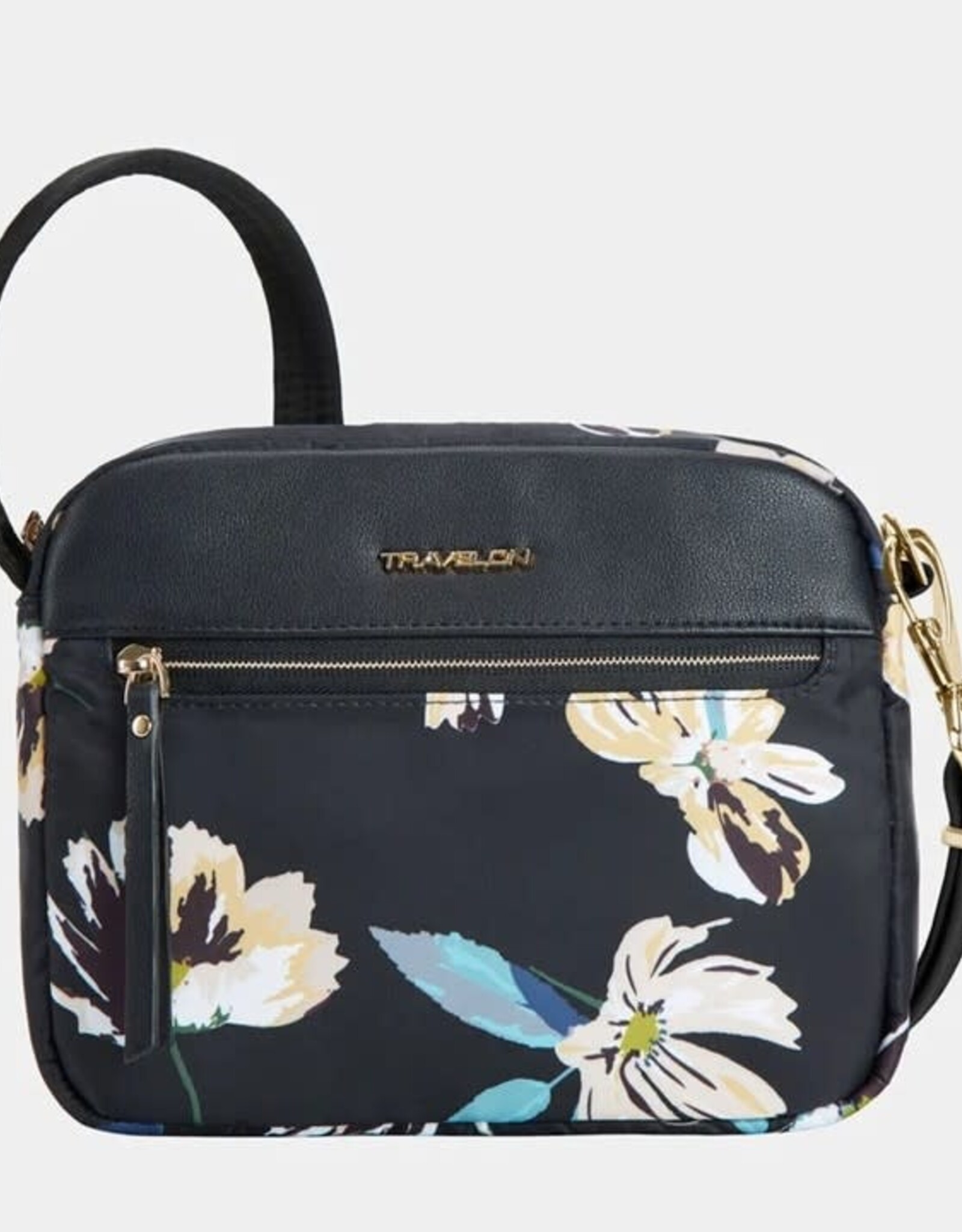Sac Antivol à bandoulière - Fleuri