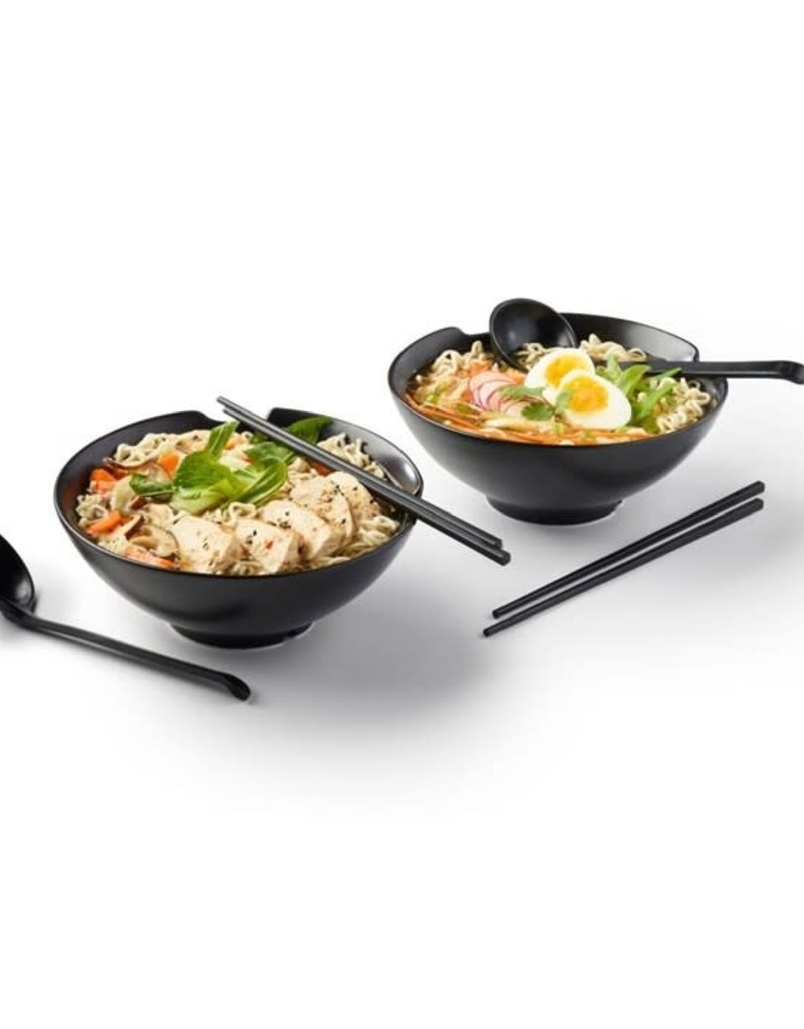 Ricardo Ens 2 bols Ramen - Noir
