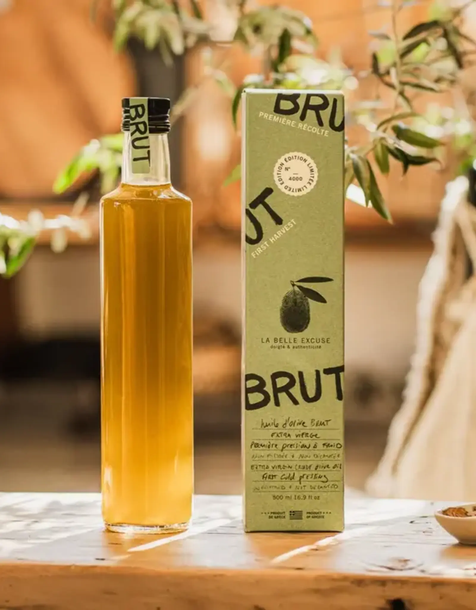 La Belle Excuse Huile d’olive Brut extra-vierge