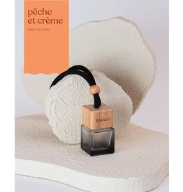 Feu & Co Diffuseur Auto Pêche & Crème