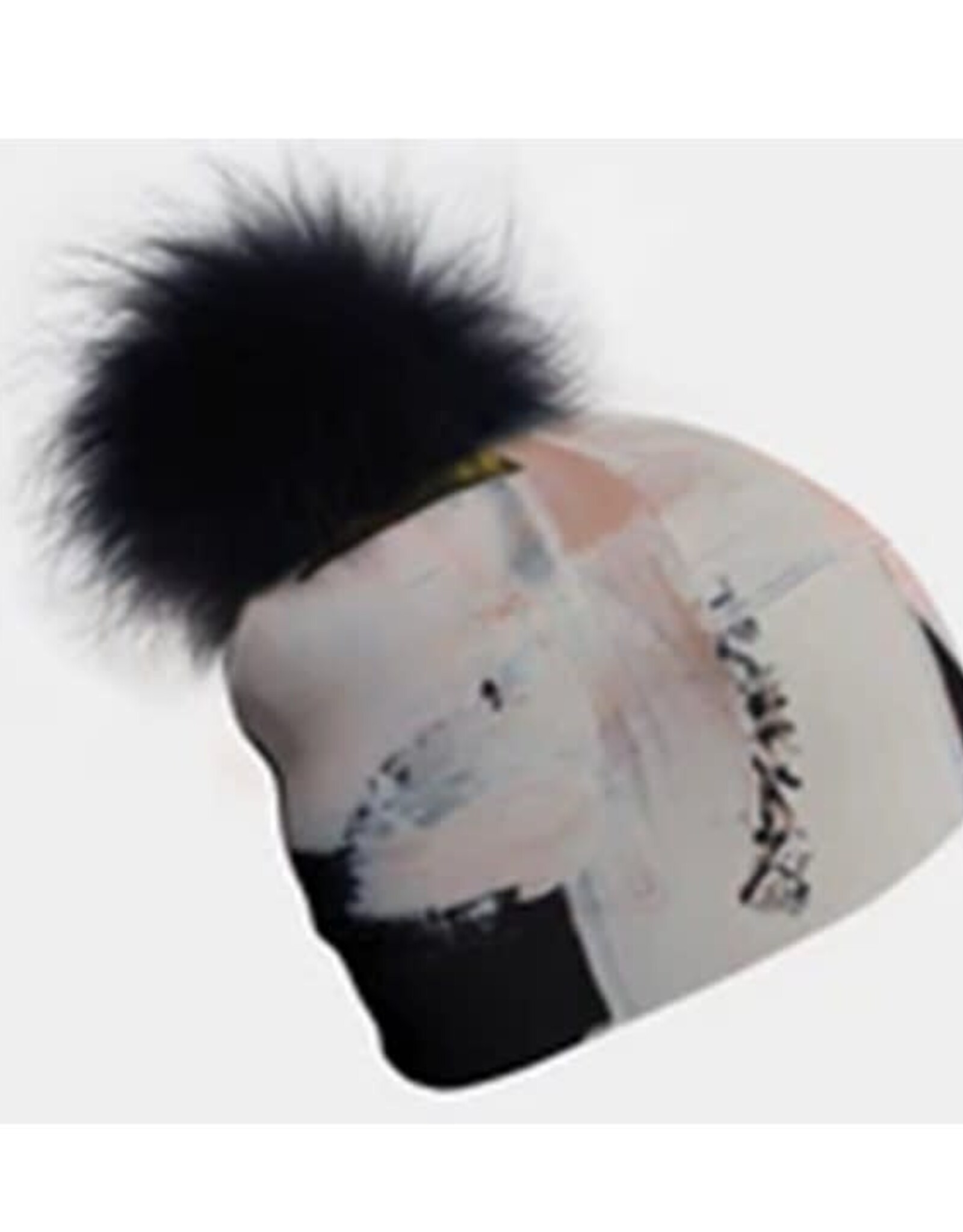 Tuque - Modern Quilt + pompon
