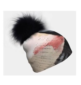 Tuque - La vie en Rose + pompon xs
