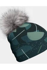 Tuque - Umbrella teal + pompon