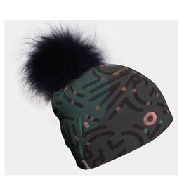 Tuque - Symetrick grise  + pompon