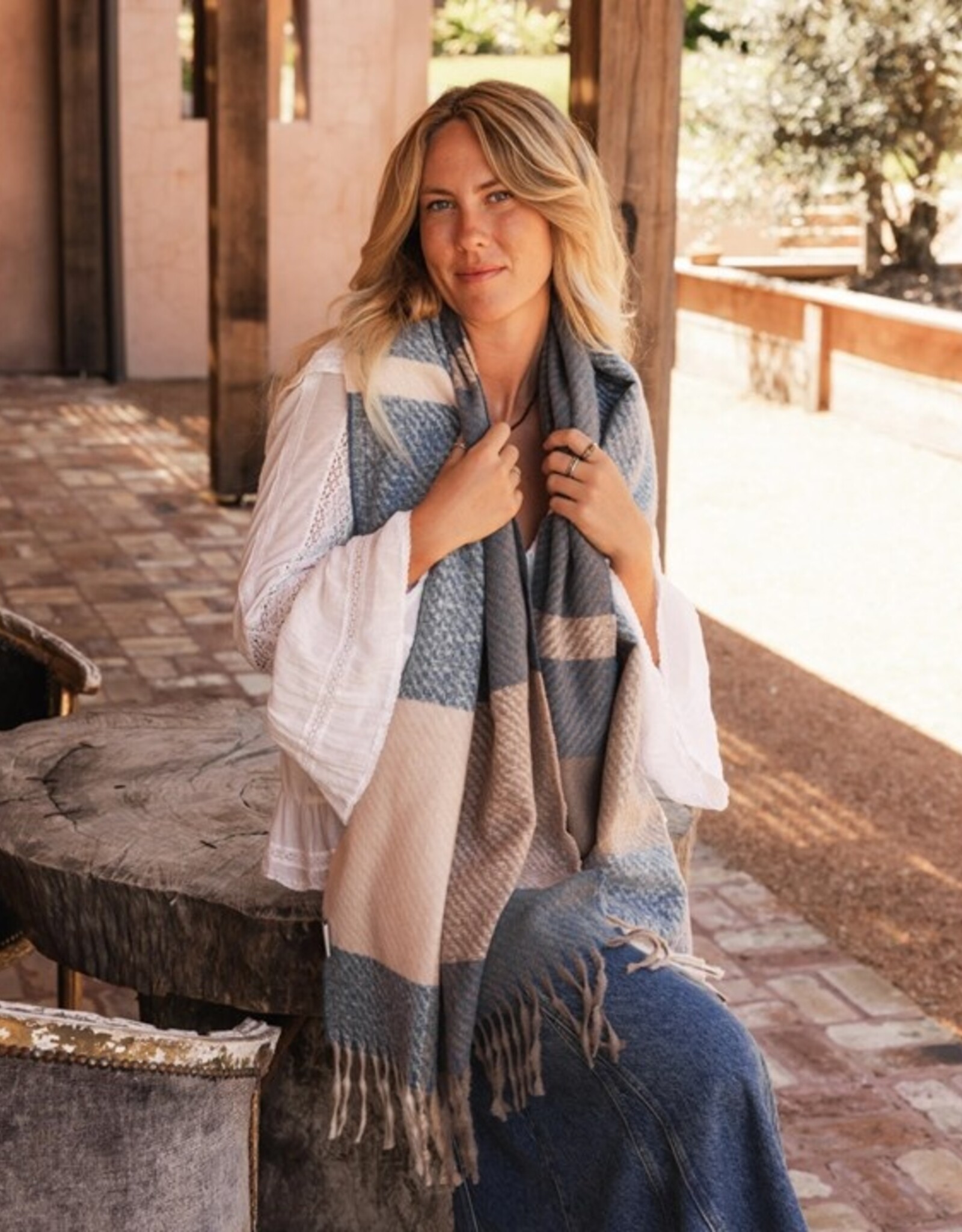 Foulard Cambridge - Chambray