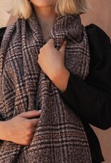 Foulard Cardiff - Chocolat