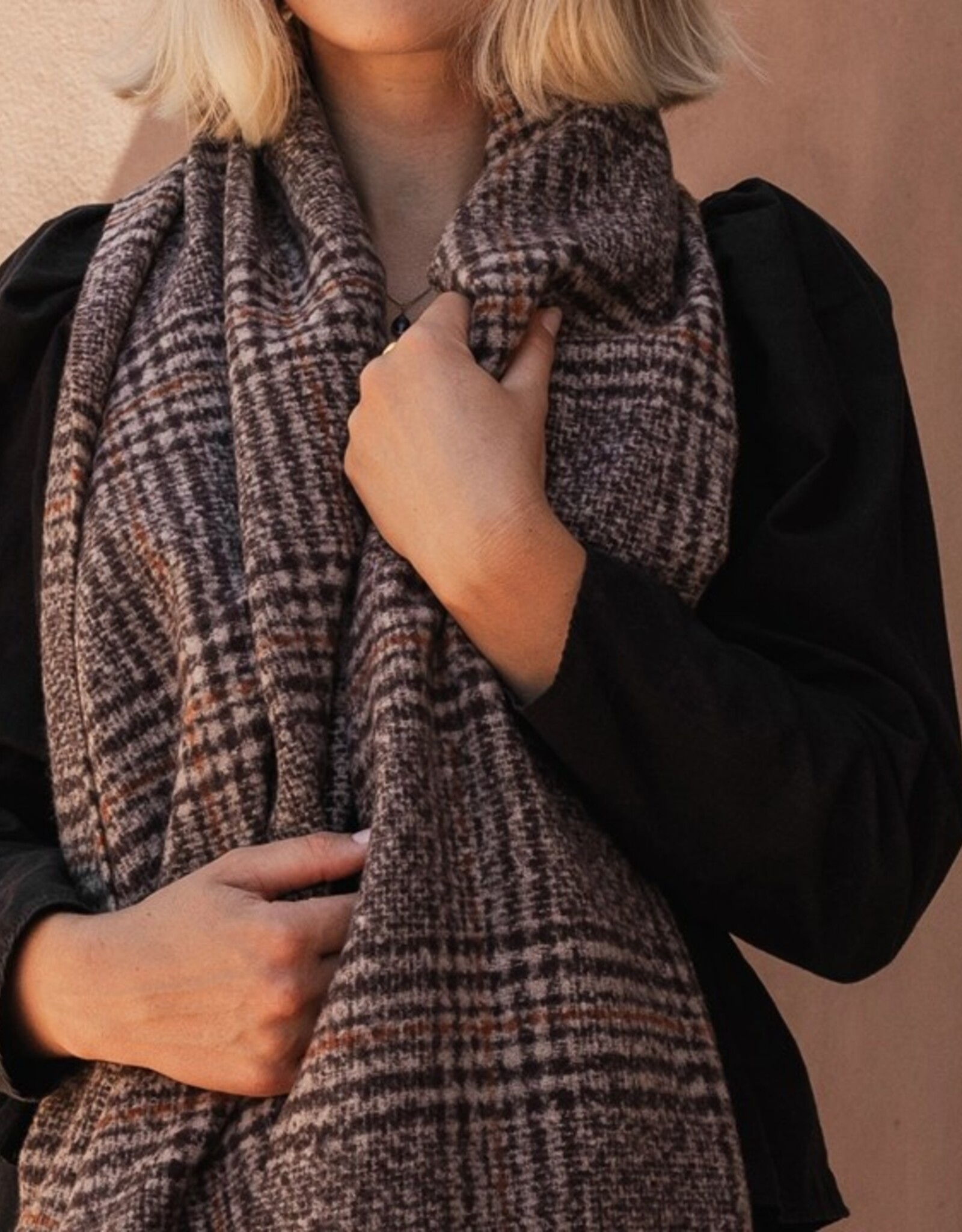 Foulard Cardiff - Chocolat