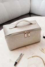 Louenhide Trousse Cosmétique - Mary croco  Putty