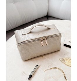 Louenhide Trousse Cosmétique - Mary croco  Putty